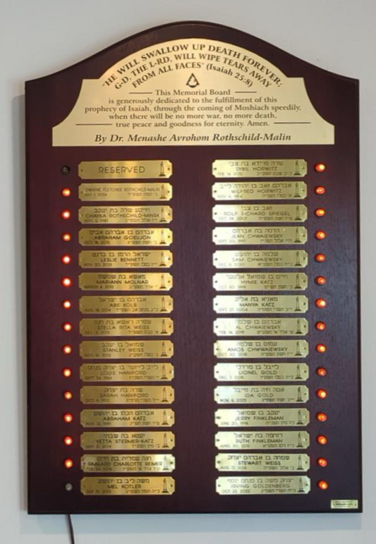 Memorial Board
